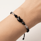 Obsidian Halo Bracelet